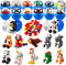 JOYIN 12 Pcs Easter Eggs Hunt Prefilled with Adorable Animal Building Blocks