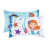 EVERYDAY KIDS Toddler Sheet Set - Fitted Sheet and Pillowcase - Undersea Mermaids Adventure - Soft Microfiber
