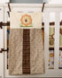 CribMATE African Lion Themed Diaper Organizer (Golden-Brown, Animal Print)