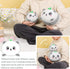 AIXINI 15.7” Cute Panda Plush Pillow, Bamboo Stuffed Animal, Soft Kawaii Toy Gifts for Kids