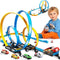 LILYBUDS Toy Car Race Track Set for Boys Kids Age 3-5 4-7, Race