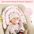Infant Car Seat Insert, Baby Car Seat Head & Body Support with Strap Pads, Soft Newborn Preemie Carseat Insert Cushion