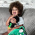 OUOZZZ 15" Soft Baby Doll for Boys Girls - African American Rag Doll, Cuddle Buddy Dinosaur Plush Toy for Kids