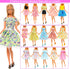 BARWA 10 Sets Doll Clothes, 3 Sequins Dresses, 3 Floral Dresses & 4 Casual Outfits for 11.5 Inch Dolls