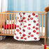 KICPOAY 30x40 Inch Swaddle Blanket for Red Poppy Flowers Baby Receiving Blanket Muslin Baby Swaddles Soft Cotton