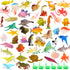 Ocean Sea Animal Toy Set, 52 Pack Assorted Mini Vinyl Plastic Animals, Realistic Under The Sea Life Figures for