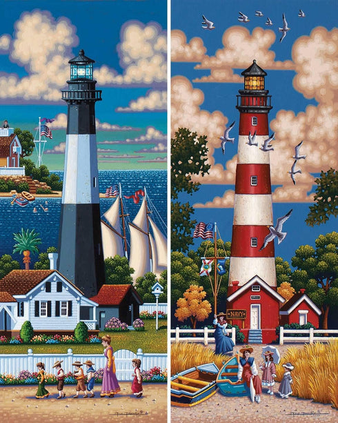 Dowdle Jigsaw Puzzle - Lighthouses South - 500 Piece