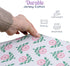3 Pack GROW WILD Crib Sheets - Soft & Stretchy Jersey Cotton Fitted Baby Crib Sheets for Girls, Cute Toddler Bed Sheets