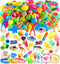 200 Pack Prefilled Easter Eggs with Assorted Toys, Easter Theme Surprise Eggs