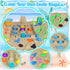 34Pcs Set 2 3-12 Beach Toys, Dinosaur Sand Toys for Kids Toddlers, Sandbox Toys with Collapsible Beach Bucket, Mesh