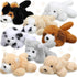 Sumind 8 Pcs Christmas Dog Stuffed Animals Bulk Assorted Cute Stuffed Puppy