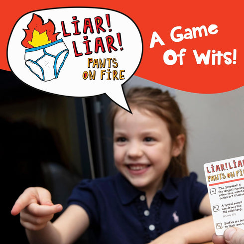 Boxer Gifts Liar Liar Pants On Fire Card Game, Fun Family Game for Kids and Adults