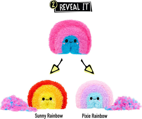 Fluffie Stuffiez Rainbow Small Collectible Plush - Surprise Reveal Unboxing with Huggable ASMR