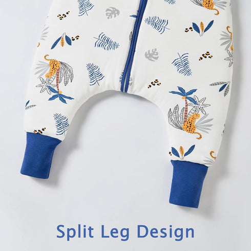 HEDSYOUHH 2.5 Tog Winter Sleep Sack with Feet for Baby/Toddler, Sleeping Bag with Legs & Detachable Sleeves