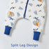 HEDSYOUHH 2.5 Tog Winter Sleep Sack with Feet for Baby/Toddler, Sleeping Bag with Legs & Detachable Sleeves