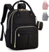 MOONBABY Diaper Bag Backpack, Baby Diaper Bags with Portable Changing Pad and