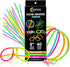 PartySticks Moondance Glow Sticks 40pk with 16 Glow in The Dark Party Favors and 24 Connectors for Decorations