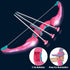 Set Set 9 3-12 JOYIN Pink Bow and Arrow for Girls, LED Light Up Archery Toy with Suction Cup Arrows, Target & Arrow