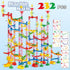 232 PCS Marble Run Premium Set - STEM Educational Building Block Toy with 45 Marbles for Kids