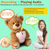 Marsjoy Musical Happy Birthday Teddy Bear with Glowing Cupcake, Animated Plush Toy Singing Dancing Talking Plush Bear