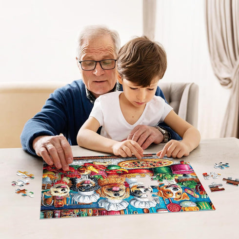 Jeacirio 4-Pack 100 6-8 8-10 100 4-6, Piece Puzzles for Kids Ages Year Old Large Piece Puzzles for Seniors Pieces