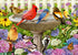 Ravensburger - at The Birdbath - 500 Piece Large Format Jigsaw Puzzle