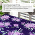 Pack Soft Purple Flower N Play Sheets for Mini Cribs - Breathable Cover