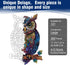 300pcs 17.2"11.2" Wooden Jigsaw Puzzles for Adults, Unique Shaped Animal Wood Puzzles Adult, Owl Wooden Puzzles