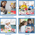 Bruvoalon 67Pcs Kids Play Kitchen Toys Set - Toddlers Pretend Cooking Playset Accessories with Pots, Pans, Utensils,