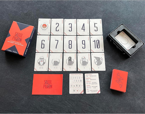 Stool Pigeon Quick Tactical Mafia Card Game, Fun for All Ages 8+, 2-6 Players, Easy to Teach