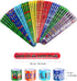 Blulu 40 Pcs Video Game Slap Bracelets, Pixelated Party Wristbands, Snap Bracelets for Kids, Gamer Birthday Party