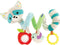 Infantino Spiral Activity Toy, Textured Play Toy for Sensory Exploration, Ages 0 and Up, Blue Raccoon