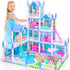AmiDear Dollhouse with 4-Story 11 Rooms, Dream Gift Princess Doll House Playset with