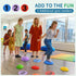 OUTREE Stepping Stones for Kids, 6 Pcs Balance Training and Sensory Coordination Stones