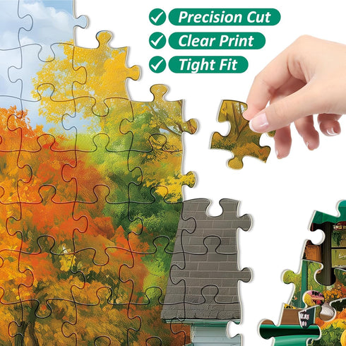 VoYouTwo 300 300 Idea,20.5 15In Piece Puzzles for Adults,Spring Flower Shop Puzzle for Adults Kids Seniors,Recycled