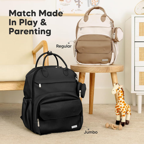 Backpack Packs, 18L KeaBabies Diaper Bag - Multifunctional Travel Diaper Back Maternity Baby Changing Bags, Compact