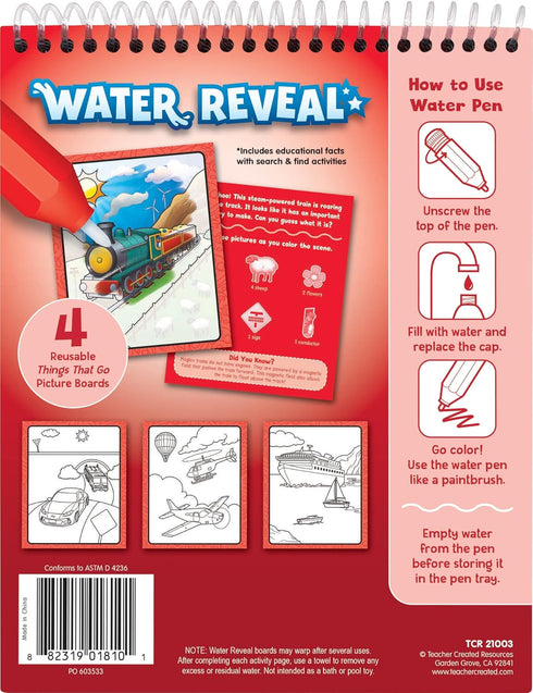 Teacher Created Resources Things That Go Water Reveal, TCR21003