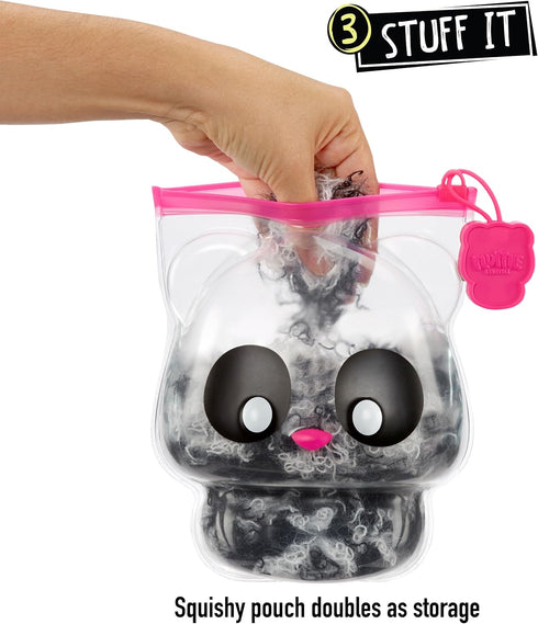 Fluffie Stuffiez Panda Small Collectible Plush, Surprise Reveal Unboxing with Huggable ASMR Fidget