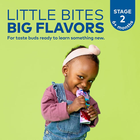 6+ 4 oz (Pack 12) Plum Organics - Months Organic Baby Food Pouches - Pear & Mango - Non-GMO - Fruit & Veggie Blends