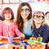 Hxezoc 12 Pcs DIY Building Bricks Glasses, Creative Building Block Games for Kids, Birthday Party Supplies