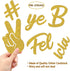 Bye Felicia Banner, Gold Glitter Garland Party Supplies for Moving, Graduation, Farewell, Job Change Decoration