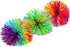 Leinuosen 12 Pieces Monkey Stringy Balls, Sensory Soft Rainbow Pom Bouncy Stress Bags, Multicolor Party Favors