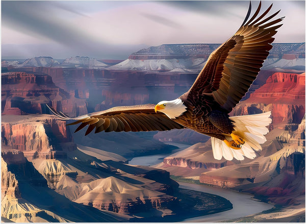 Jigsaw Puzzles for Adults 500 Pieces Eagle Puzzles for Kids Teens Elderly Home Decor Family Fun