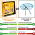 Set 3PC Dinneractive Dining For Kids - Yellow Firefighter Dinnerware - Fire Truck Utensils - Toddler Plates - Baby