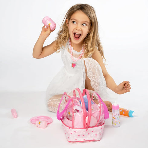 Set 6 Set (38 Set) fash n kolor My Sweet Baby Disappearing Doll Feeding | Baby Care Piece Doll Feeding pc