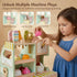 Set, 3+, Giant bean Wooden Ice Cream Play with Drop-Down Dispenser, Play Kitchen Accessories with Cones, Popsicles