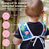 6m-3T BapronBaby Organic Produce Bapron - No Neck Tie Safer Bib for Baby& Toddler - Soft Waterproof Stain Resistant
