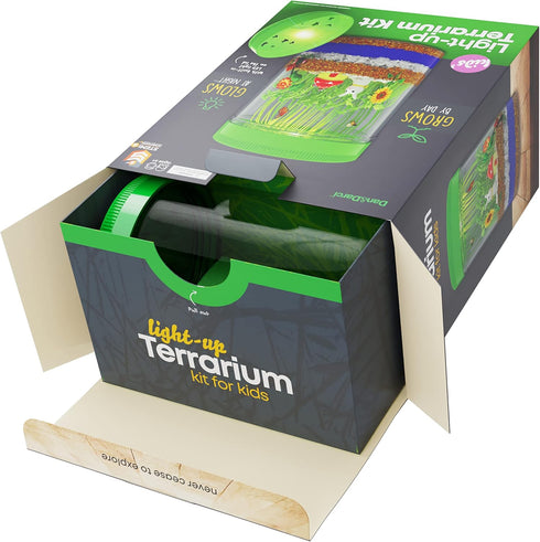6 7 8 9 10 11 12 Dan&Darci Light-Up Terrarium Kit for Kids - STEM Science Kit - Educational DIY Toy for Boys & Girls