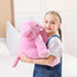 Elephant Weighted Stuffed Animals, 5 lbs 16 inches Pink, Large Cuddly Pillow Gift for Kids & Adults