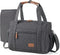 JOLLITO Diaper Bag Tote, Large Capacity Travel Diaper Bags With Changing Pad,